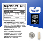Prevagen apoaequorin and vitamin D3 capsules container