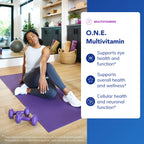Pure Encapsulations O.N.E. Multivitamin side profile showing purity and allergen-free certifications.