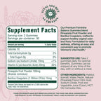 Vital Source Nutrition feminine wellness gummies daily serving size view