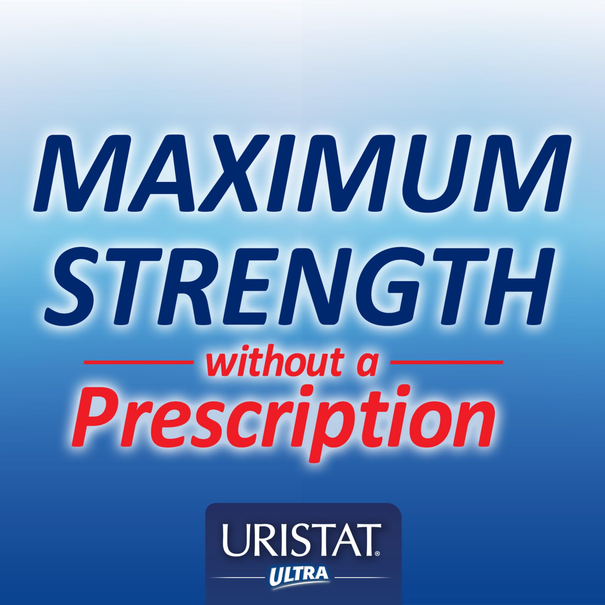 Uristat Phenazopyridine Hydrochloride ninety-nine point five milligrams maximum strength tablets side view