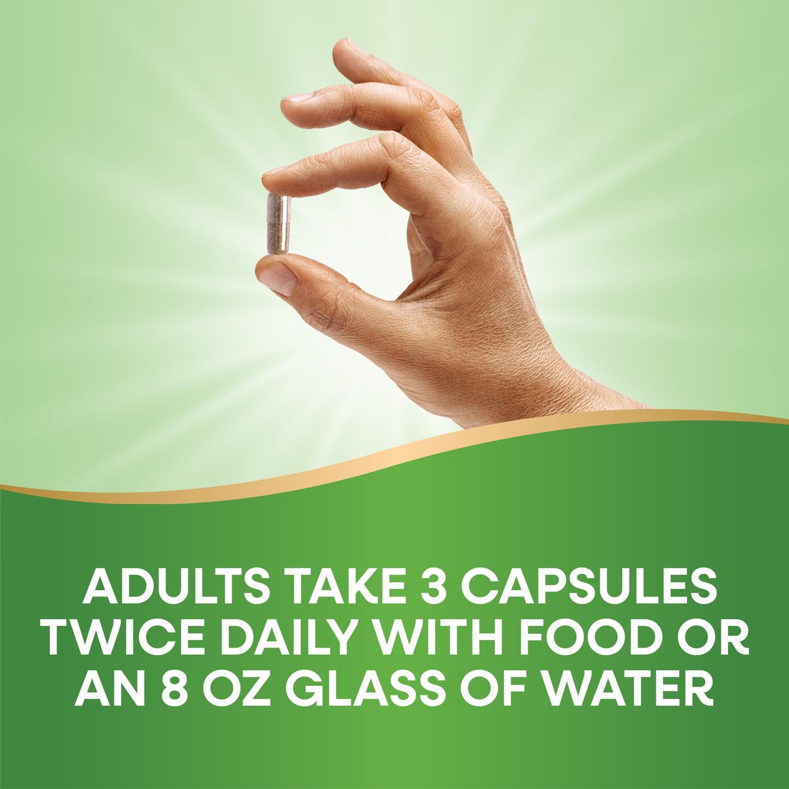 Close up of vegan capsules from Nature's Way Uva Ursi traditional herbal wellness range