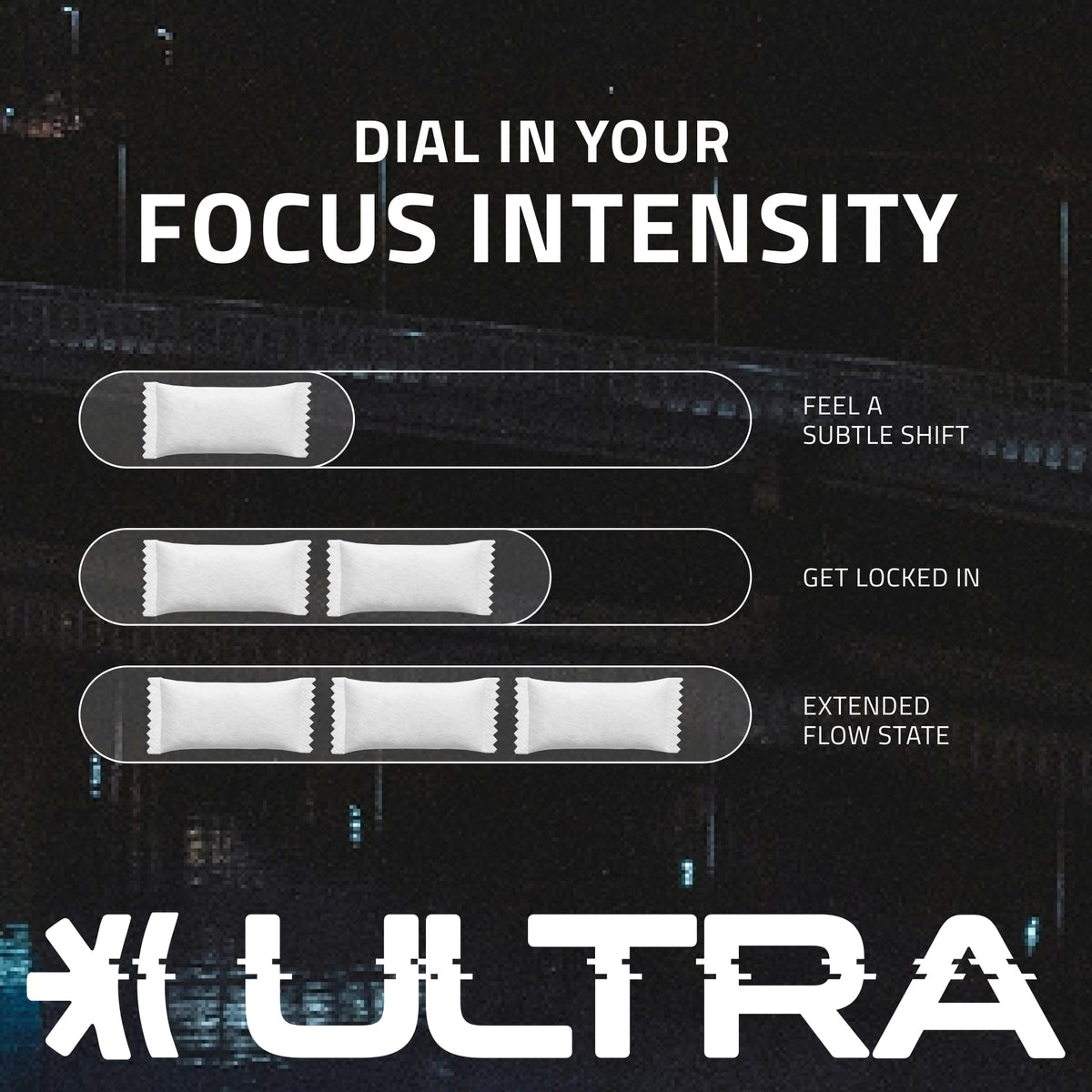 Ultra Focus Pouches variety pack display box
