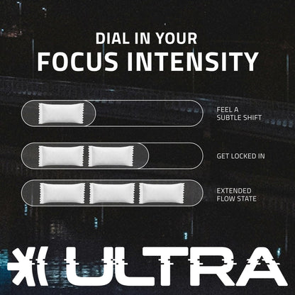 Ultra Focus pouches imported lifestyle product shot