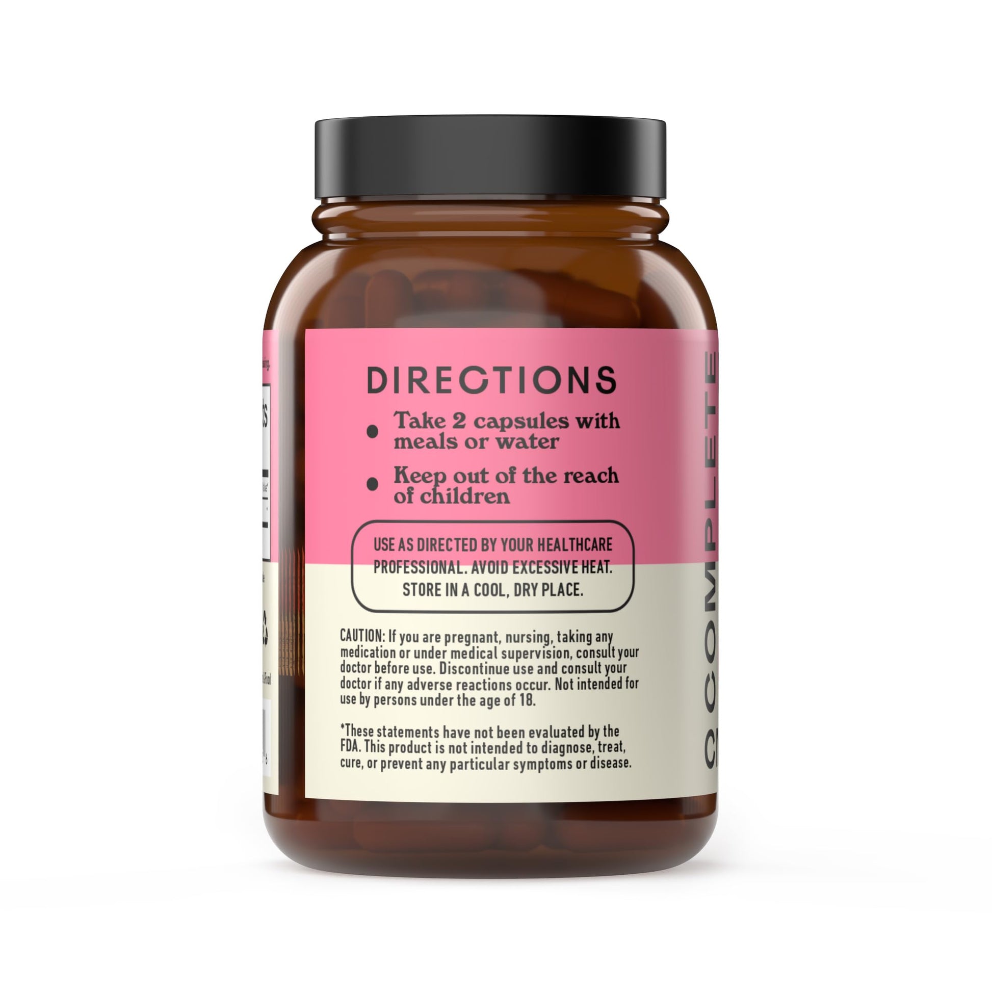 Organic D-Mannose supplement bottle showing USDA certified organic logo and 100 count label
