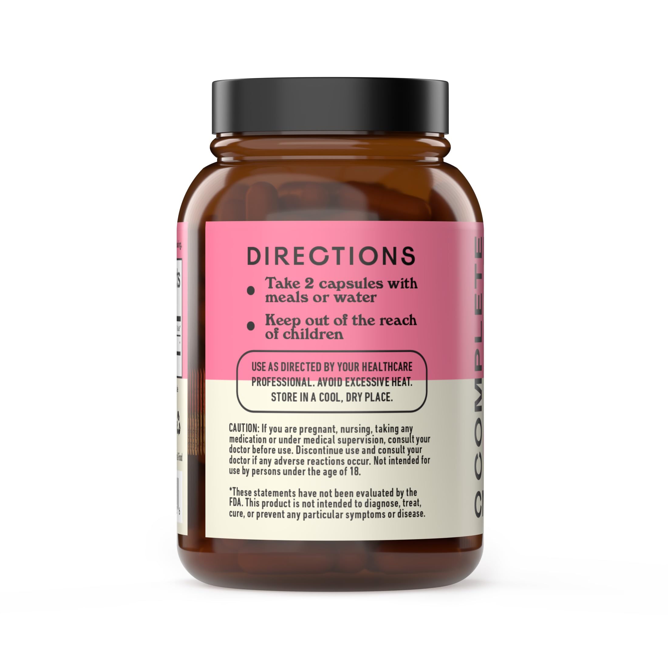 Organic D-Mannose supplement bottle showing USDA certified organic logo and 100 count label