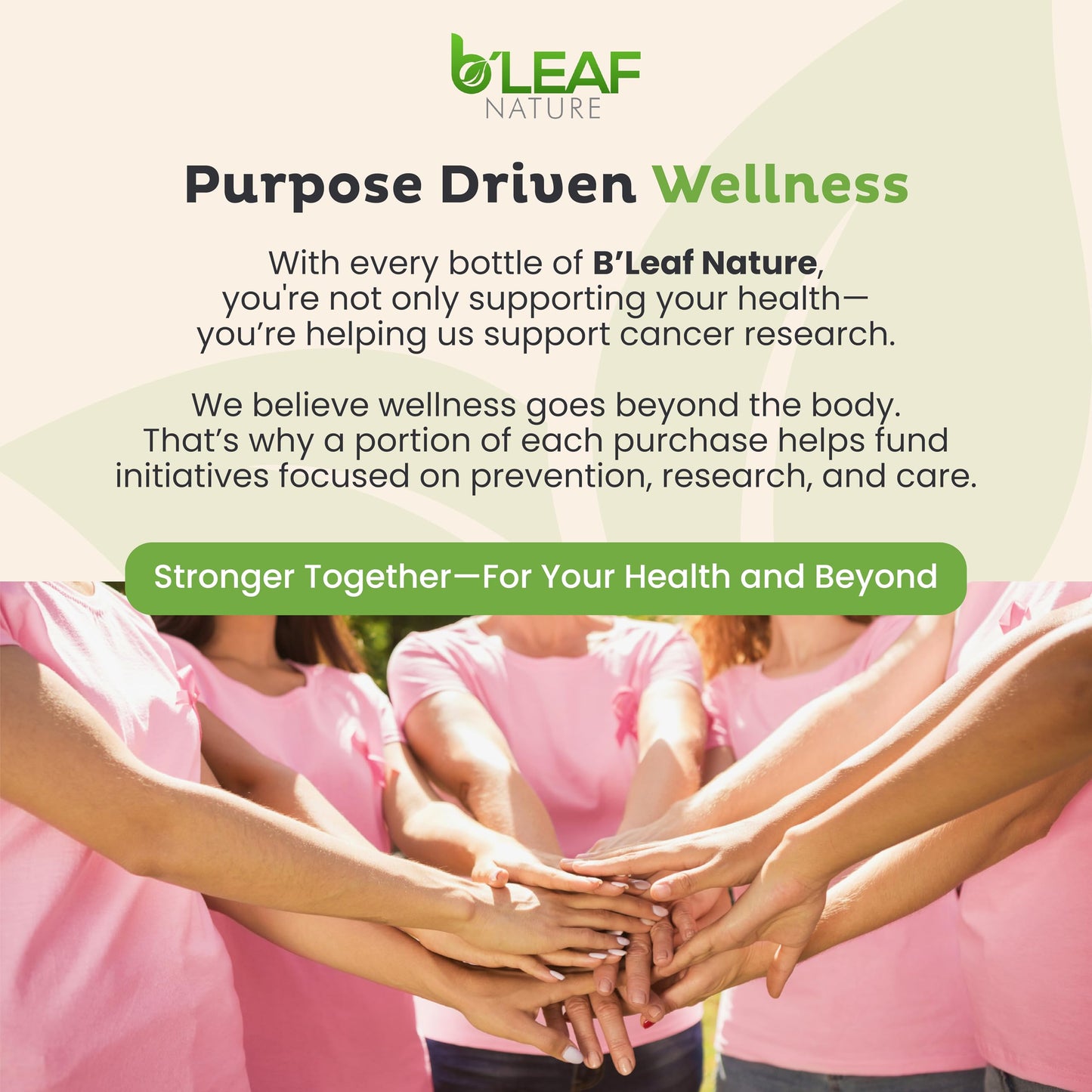 Close up of the authentic imported B'Leaf Nature kidney stone breaker herbal formulation.
