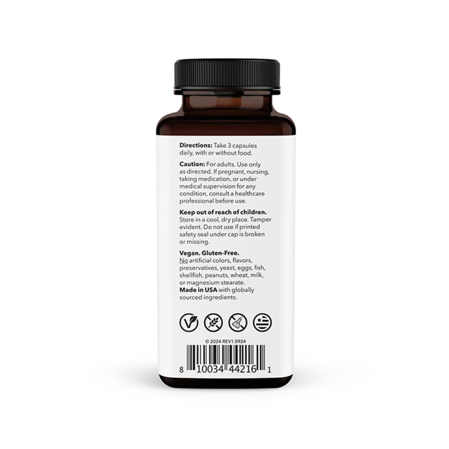 LifeSeasons Urinari-X supplement facts label showing D-Mannose and Cranberry ingredients
