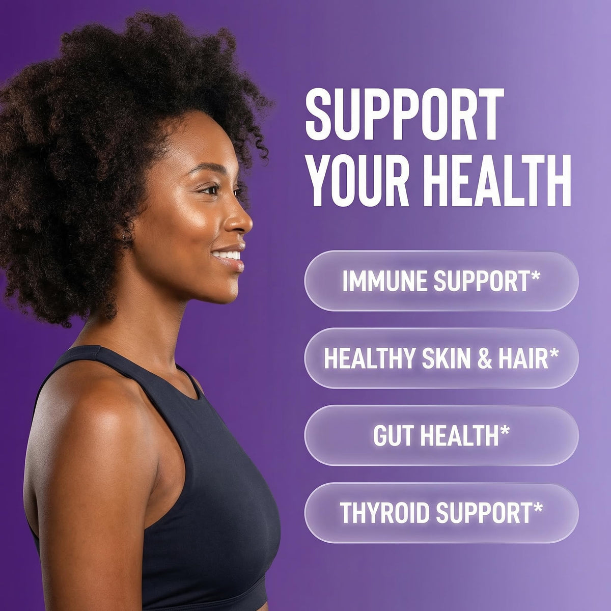 Clean Nutraceuticals supplement bottle side profile showing ingredient highlights