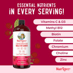 MaryRuth Organics Liquid Morning Multivitamin bottle cap and dropper detail