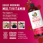 MaryRuth Organics Liquid Morning Multivitamin lifestyle wellness family display
