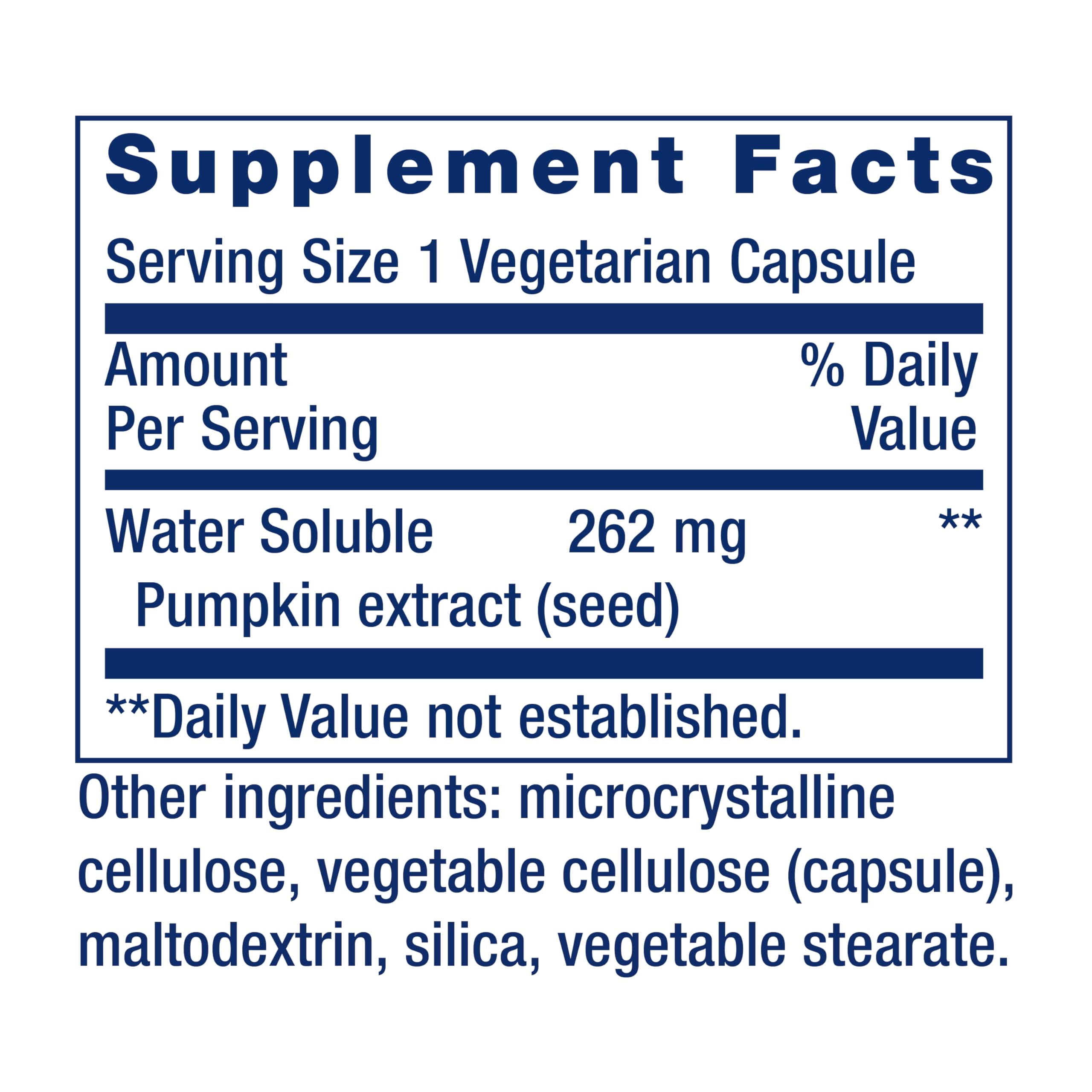 Side view of Life Extension bladder health support bottle