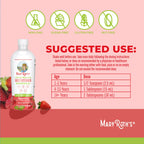 Maryruth Organics Liquid Morning Multivitamin serving size dropper and liquid texture