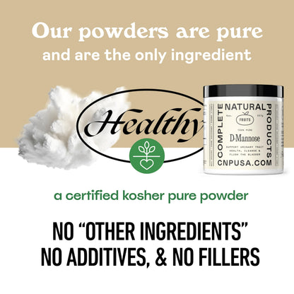 Non GMO gluten free urinary tract support powder container seals
