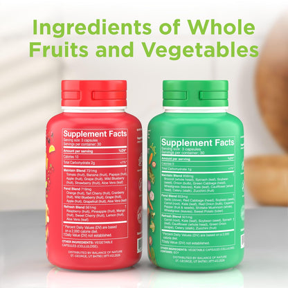 Balance of Nature fruit capsules bottle front view