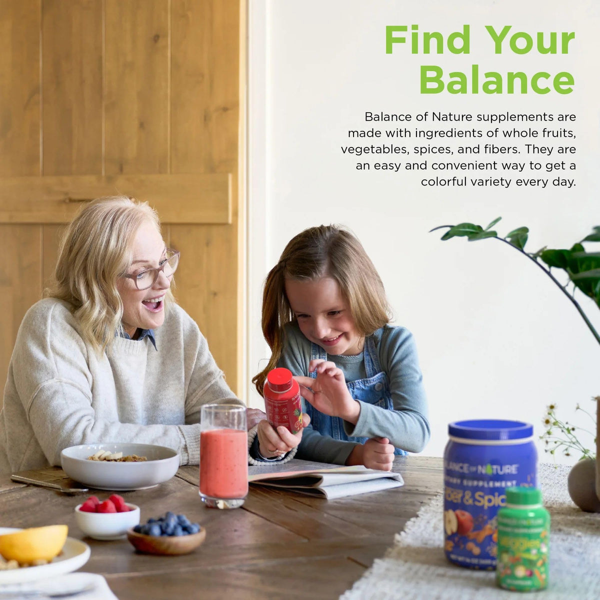 Balance of Nature 180 count dual bottle package display