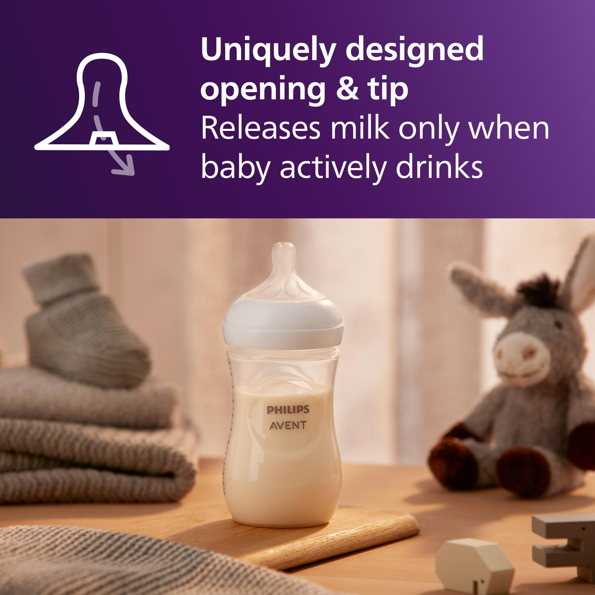 Philips Avent Natural Response nipple close up detail