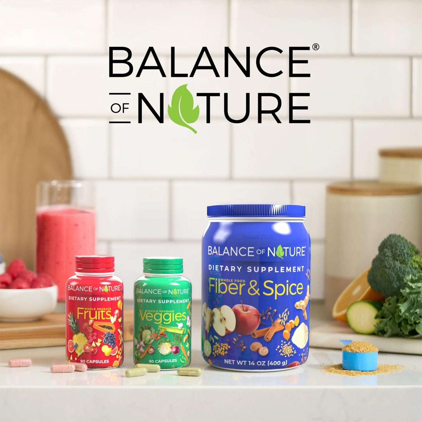 Balance of Nature fruits and vegetables capsule duo