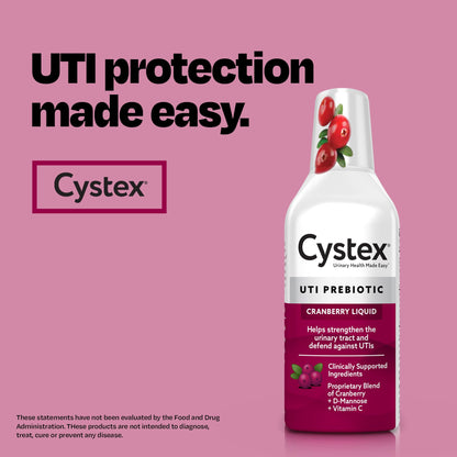 Cystex imported USA urinary health supplement bottles side by side layout
