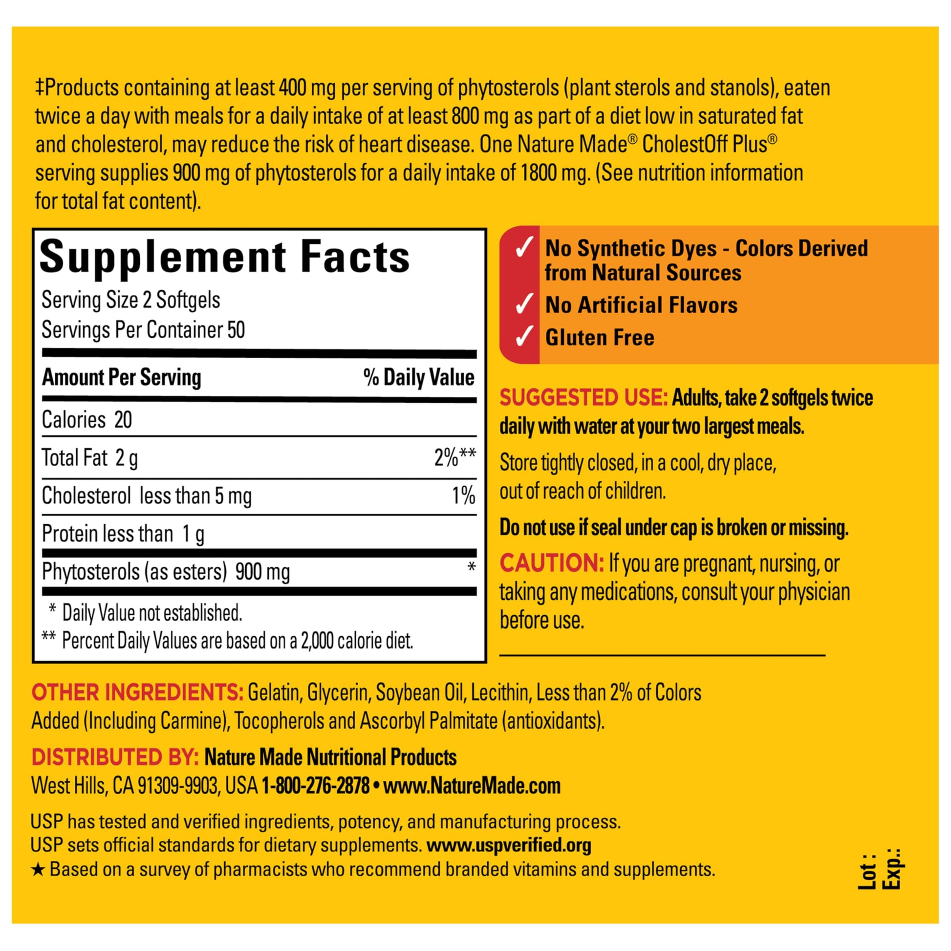 Nature Made heart care liquid softgels product packaging display illustration