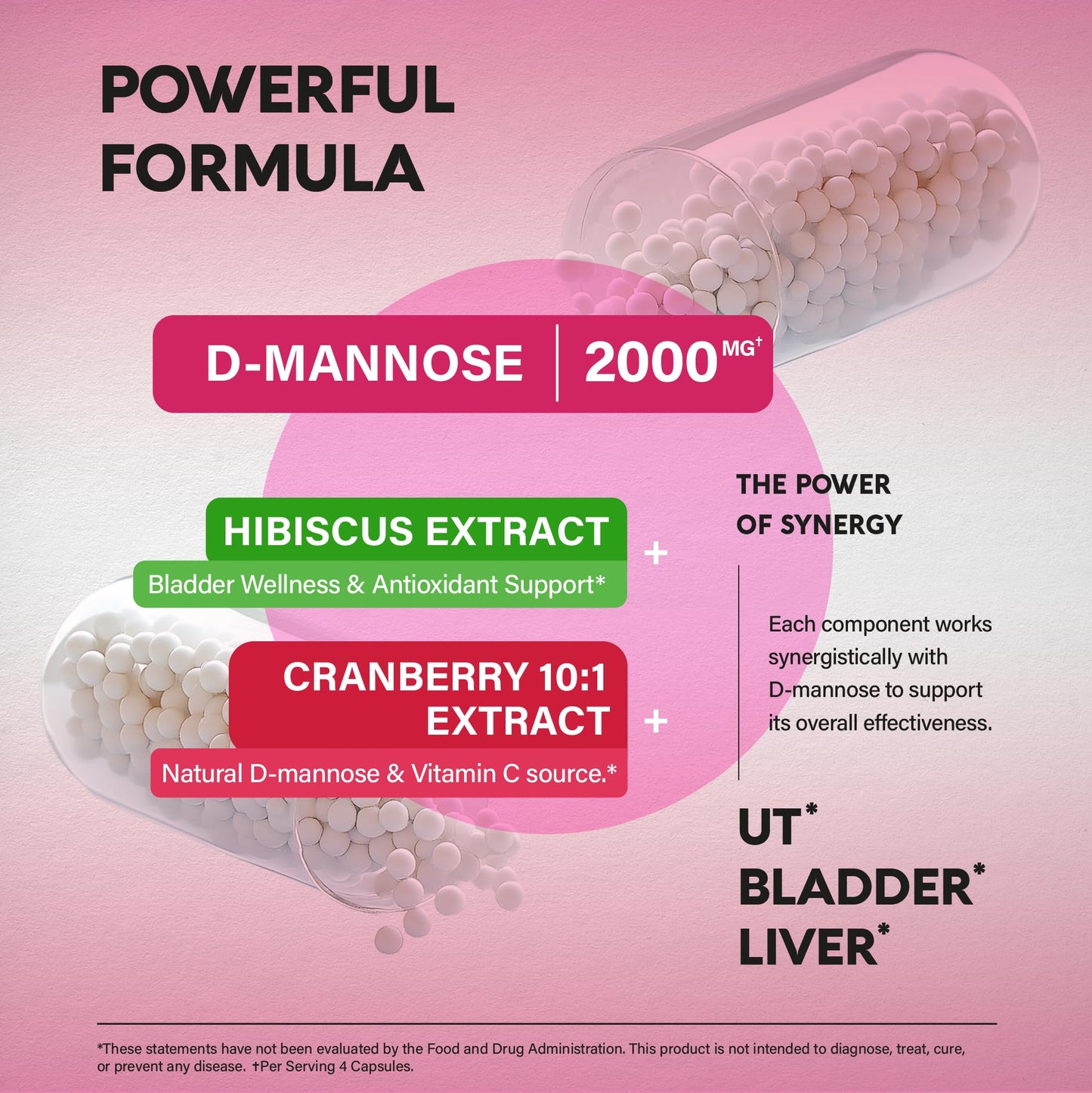 NutraHarmony high-potency urinary tract supplement bottle featuring non-GMO and gluten-free certification seals.
