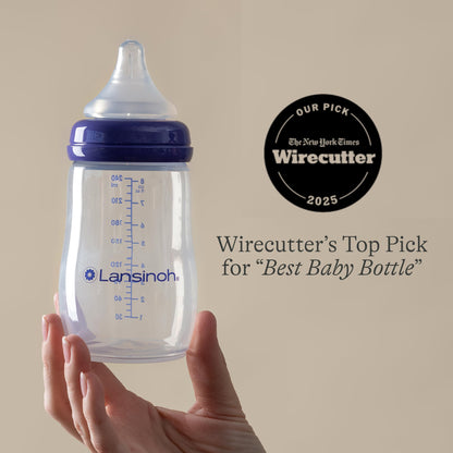 Lansinoh anti-colic bottle side profile