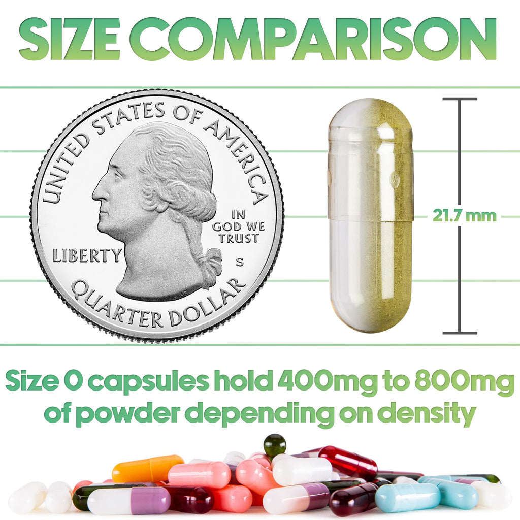 XPRS Nutra size 0 clear capsules ingredient details label