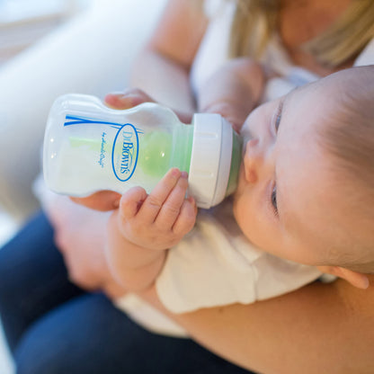 Detailed view of the BPA-free wide neck bottle base
