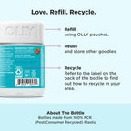 Olly brand stress support dietary supplement packaging overview