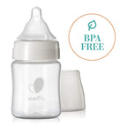 Close up of Evenflo Balance Plus natural sloped nipple design