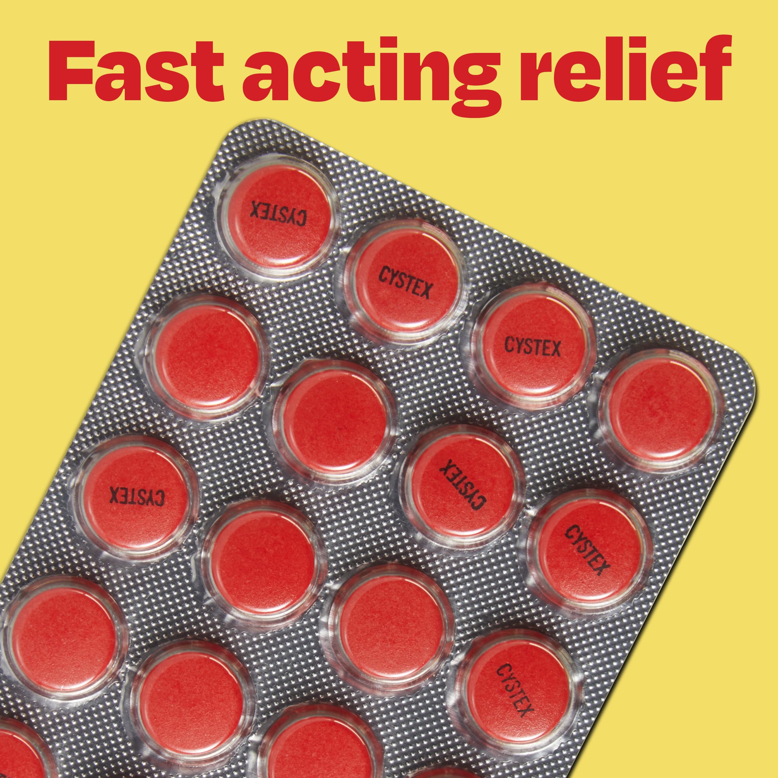 Authentic Cystex dual action 2 in 1 formula box imported from the United States for urinary comfort