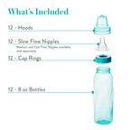 Evenflo 8 Fluid Ounce standard neck baby bottle details