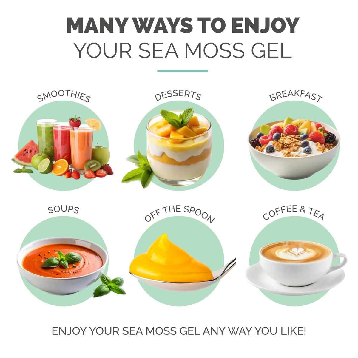 Eversmith Organics sea moss packaging and ingredient certification highlights