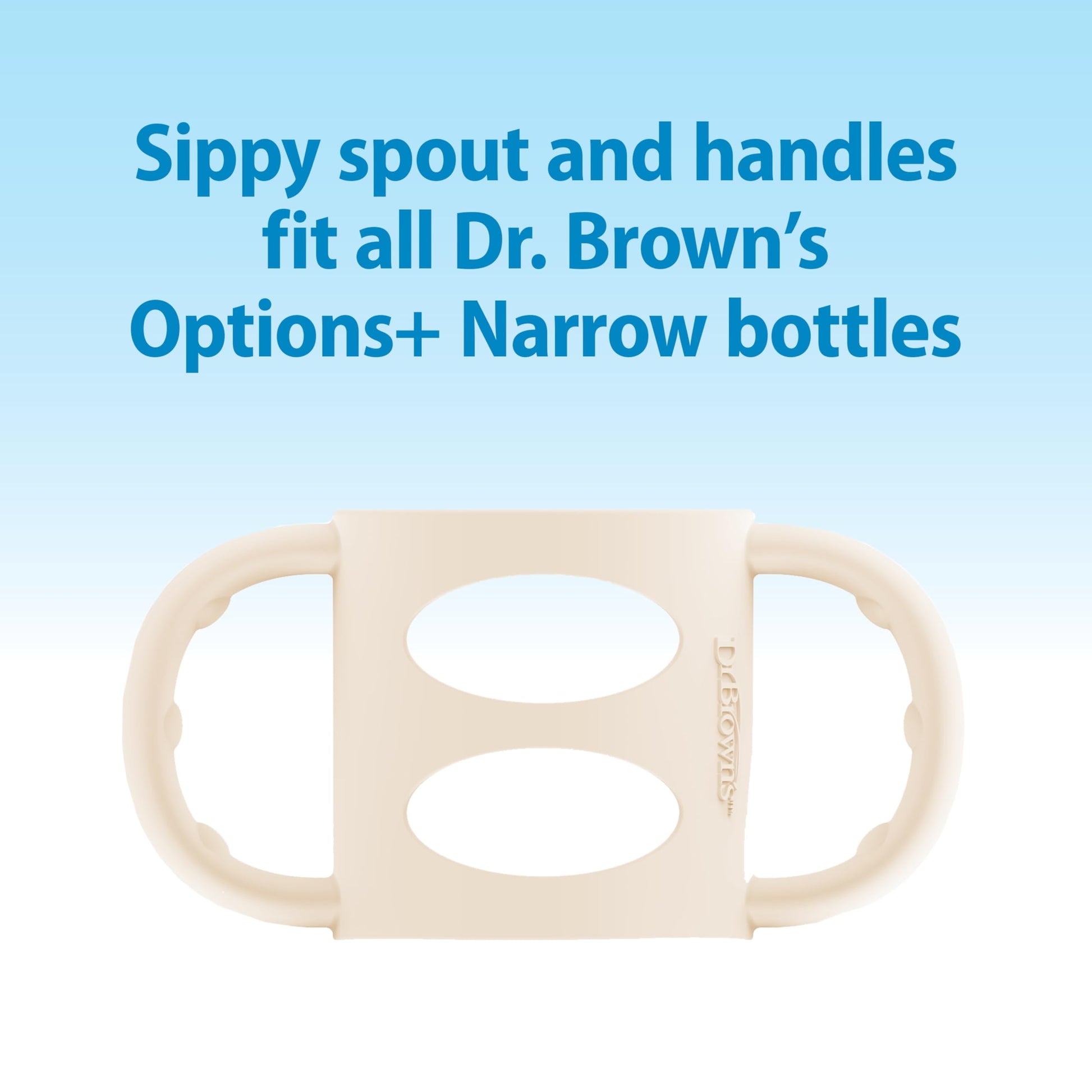 Dr. Brown's 8 fluid ounce sippy bottle with snap-on cap
