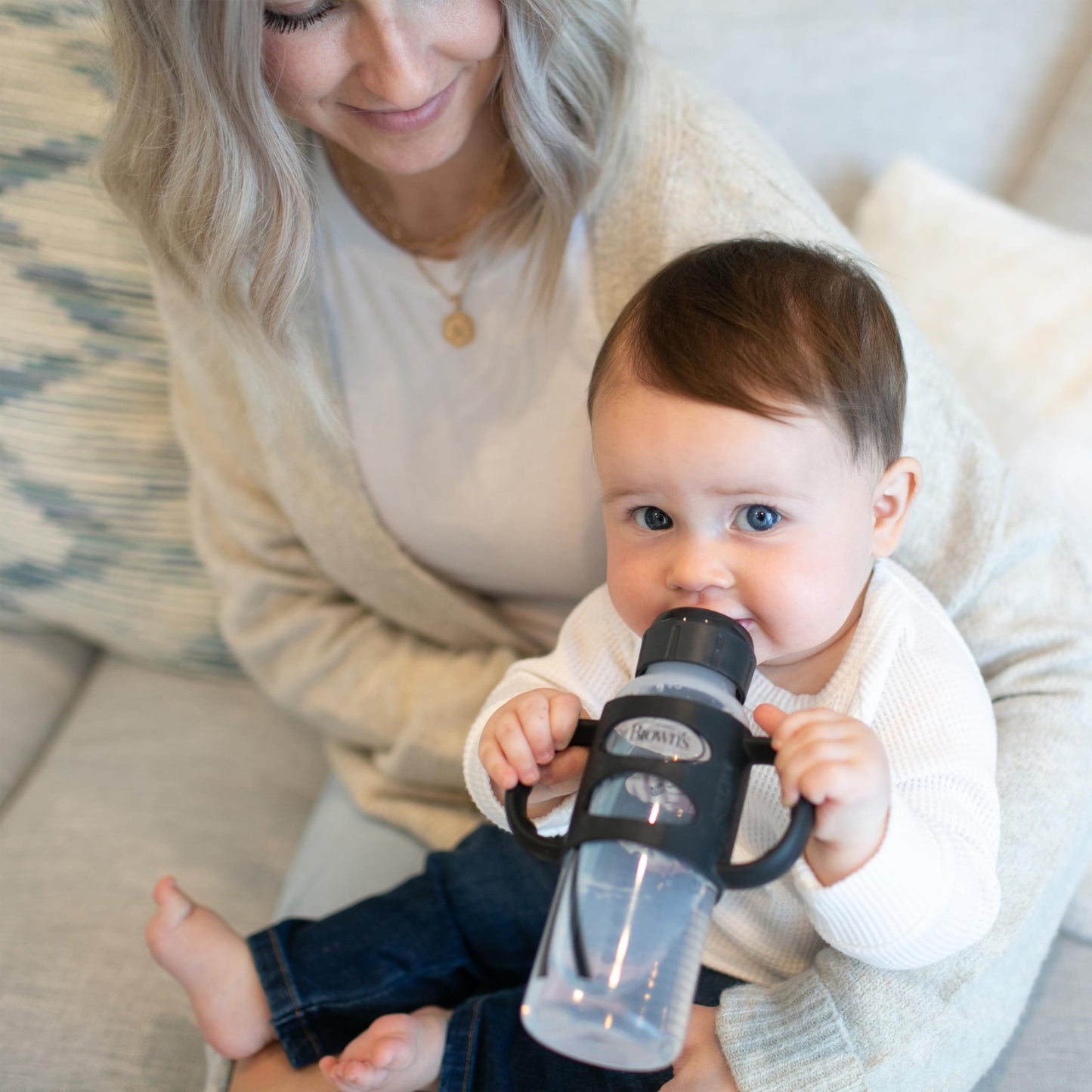 BPA-free components of Dr. Brown's Milestones bottle set