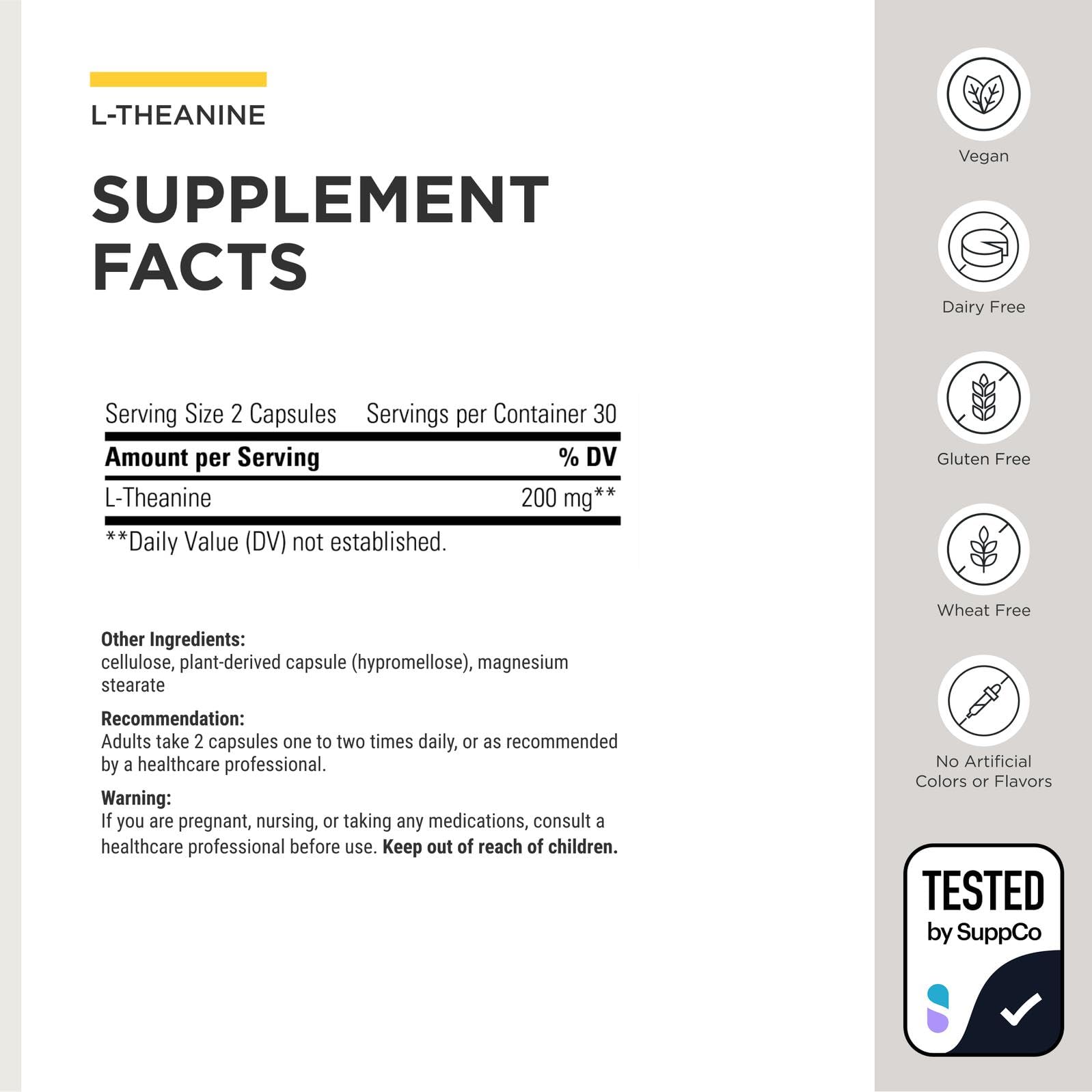 Integrative Therapeutics Suntheanine L-Theanine supplement packaging