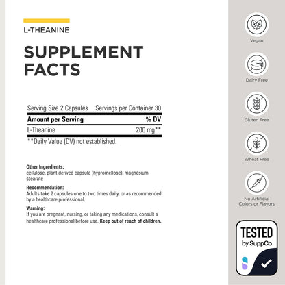 Integrative Therapeutics Suntheanine L-Theanine supplement packaging