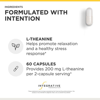 Authentic Integrative Therapeutics L-Theanine stress support capsules
