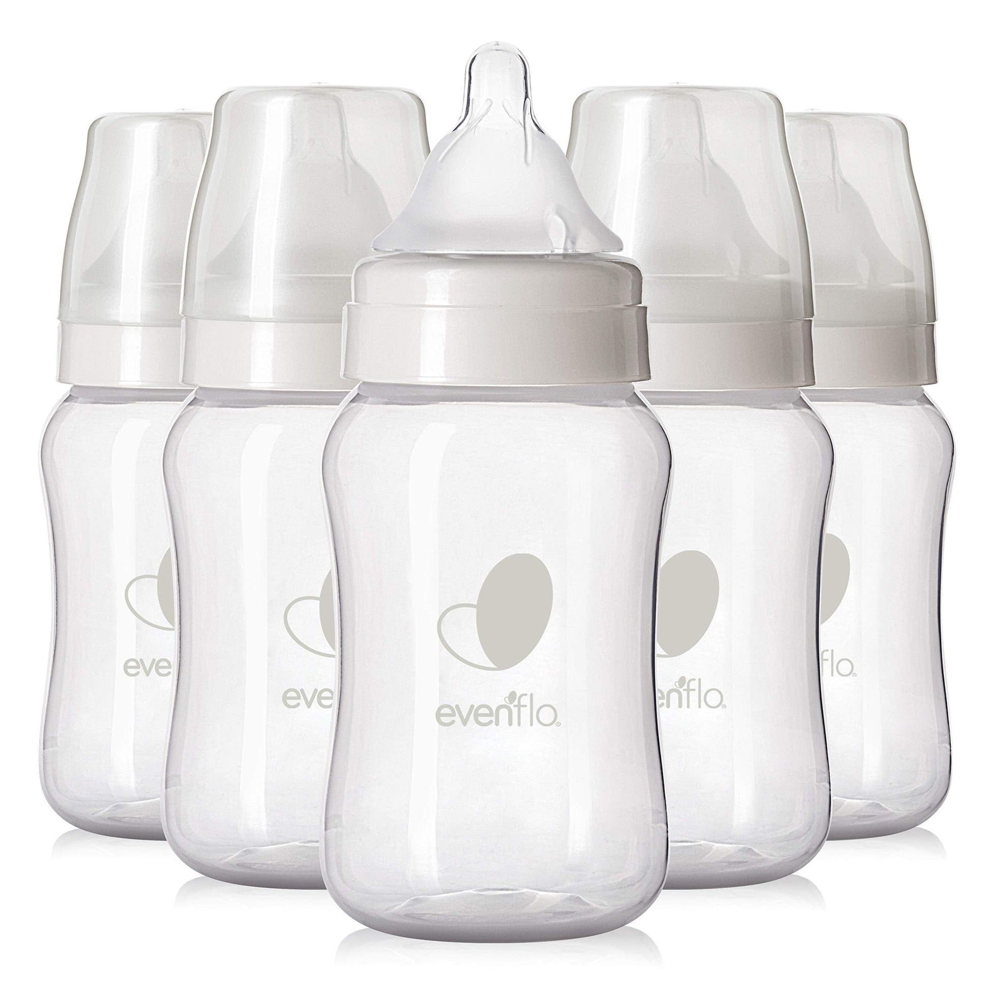 Evenflo Balance Plus baby bottle silicone nipple close up