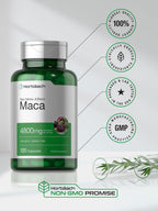 Horbäach Maca Root packaging showing non-gmo seal