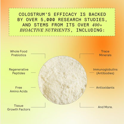 Armra Colostrum immune health supplement packaging