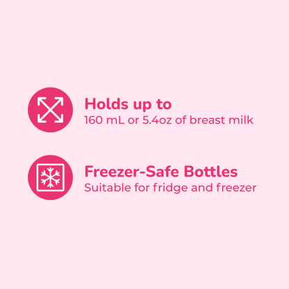 Authentic Spectra breast milk pump collection bottles