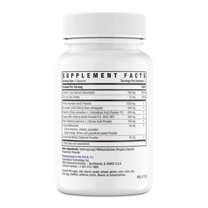 BruiseMD advanced formula supplement bottle lifestyle shot