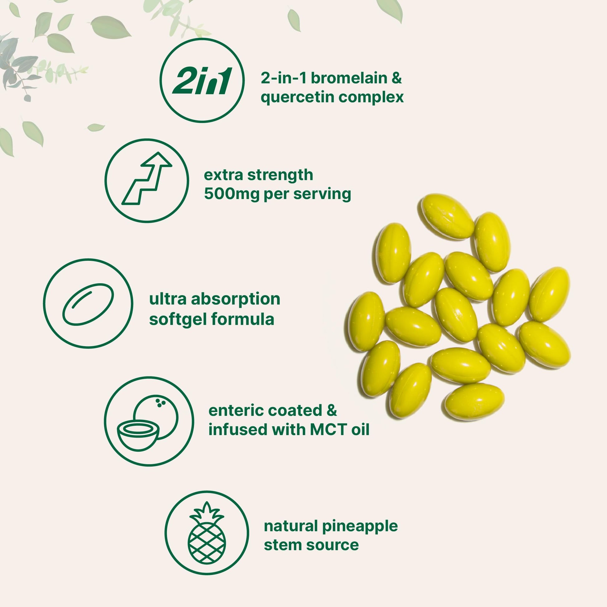 Micro Ingredients enteric coated softgels detail view