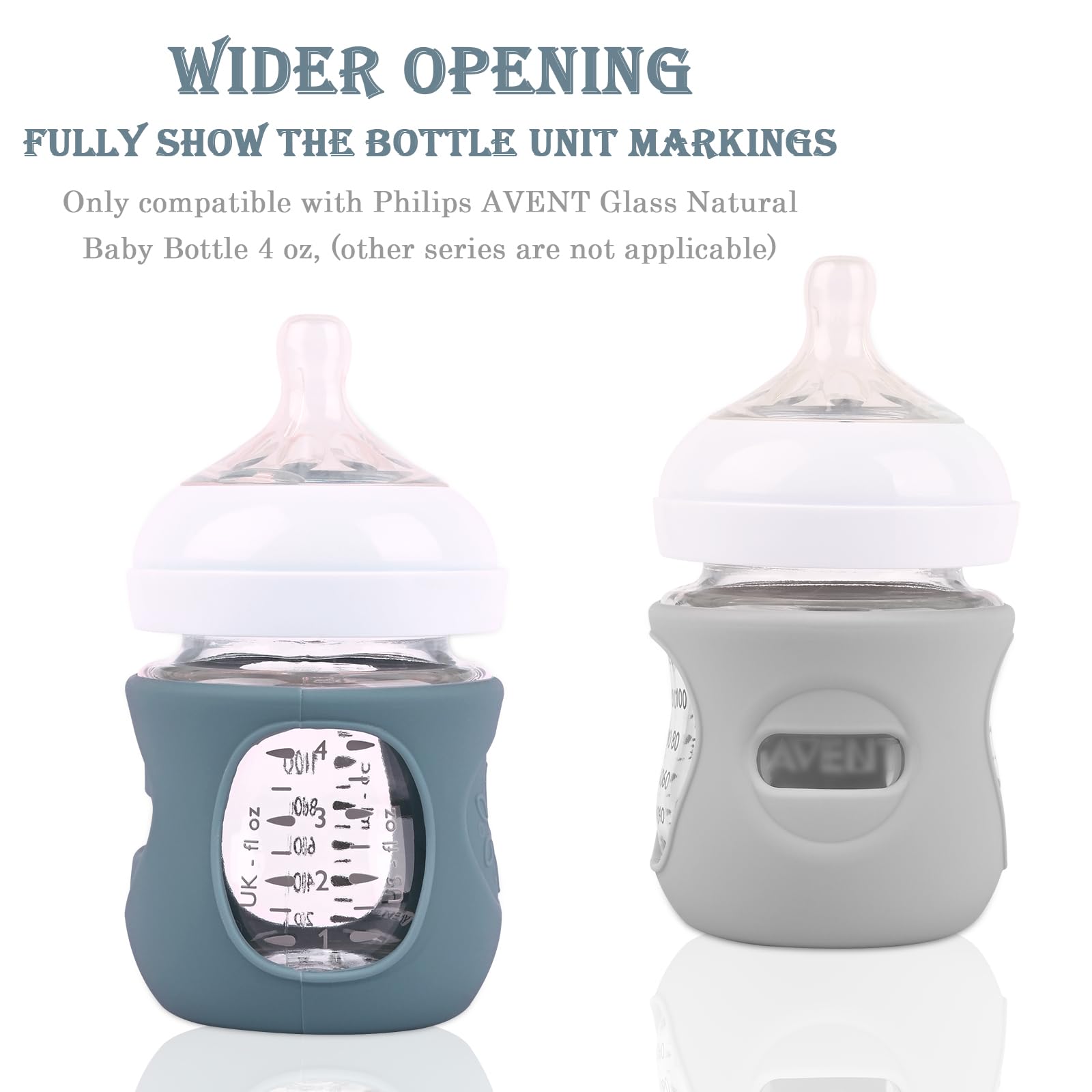 Premium food grade bpa free baby bottle holder sleeves close up