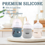 Shock absorbing texture on imported huakener baby bottle covers
