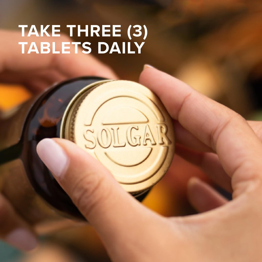 Solgar liver support tablets bottle side profile