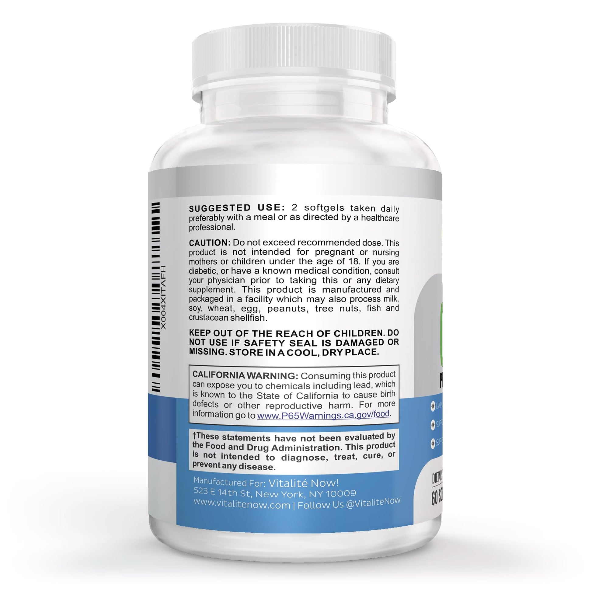 Authentic USA imported premium phospholipid complex softgels for liver detoxification support.