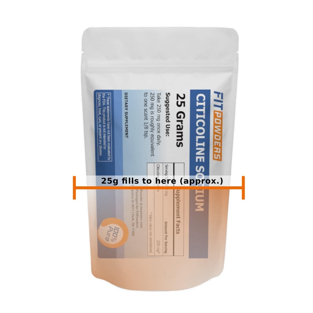 FitPowders cognitive supplement powder texture close up