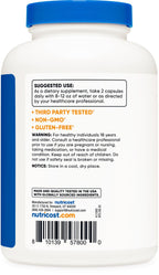 Nutricost Choline and Inositol 1000mg premium imported dietary supplement bottle standing upright.