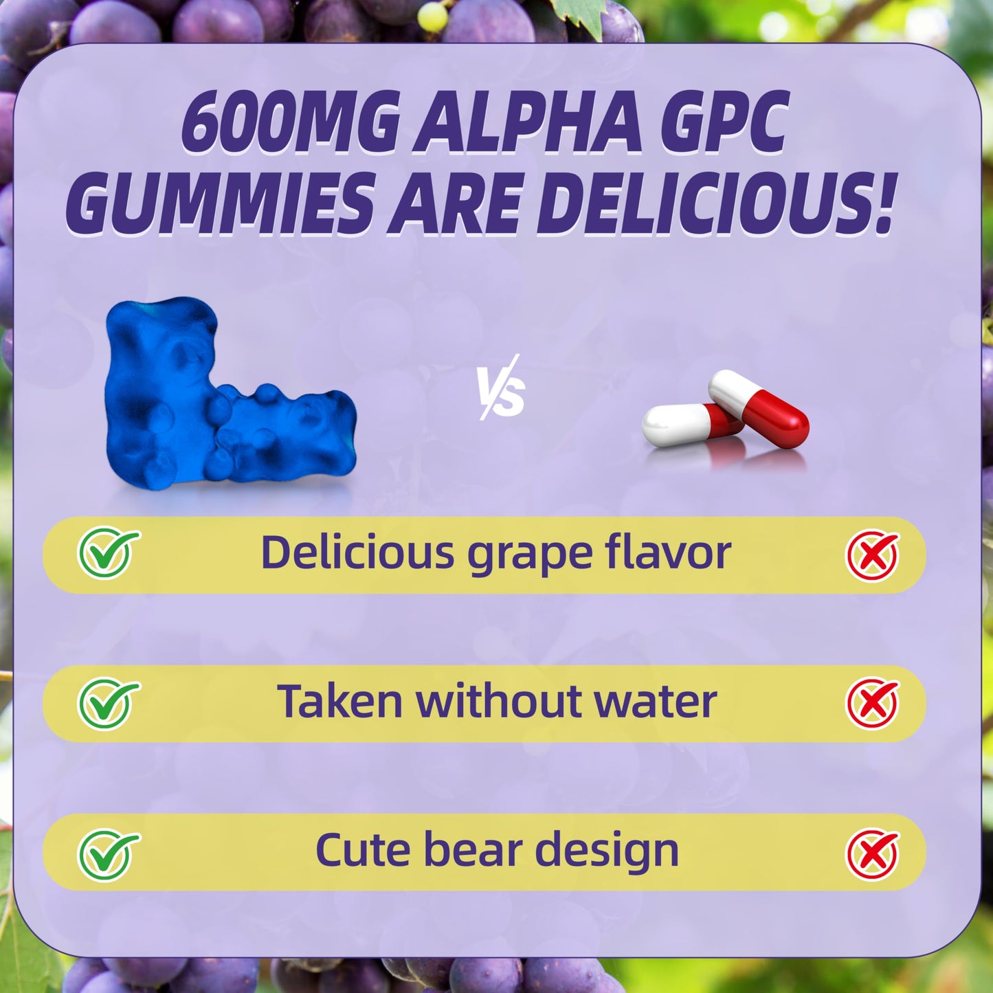 Sugar-free label on Sugawita Gummy bottle